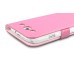 Wallet Style Mat Texture Case Cover For Samsung Galaxy S3 i9300 - Pink