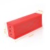 Water Cube Wireless Bluetooth Speaker with Mic for  iPhone iPad Samsung - Red