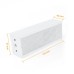 Water Cube Wireless Bluetooth Speaker with Mic for  iPhone iPad Samsung - White