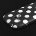 White Dots Design TPU Case For Samsung Galaxy S3 Mini I8190 - Black
