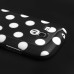 White Dots Design TPU Case For Samsung Galaxy S3 Mini I8190 - Black