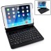 Wireless 180° Rotatable Bluetooth Keyboard Stand Leather Case For iPad Mini 1/2/3 - Black