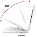 Wireless 180° Rotatable Bluetooth Keyboard Stand Leather Case For iPad Mini 1/2/3 - White