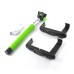 Wireless Bluetooth Handheld Extendable Self-portrait Monopod for Andriod iPhone - Green