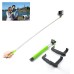 Wireless Bluetooth Handheld Extendable Self-portrait Monopod for Andriod iPhone - Green