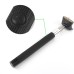 Wireless Bluetooth Remote Control Self-portrait Monopod for Andriod iPhone - Black