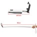 Wireless Bluetooth Self- protrait Remote Control Monopod for Android & iSO Cellphone - White