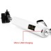 Wireless Bluetooth Self- protrait Remote Control Monopod for Android & iSO Cellphone - White