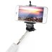 Wireless Bluetooth Self- protrait Remote Control Monopod for Android & iSO Cellphone - White