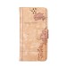 World Map Design Magnetic Stand Flip Leather Case for iPhone 7 - Brown