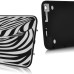 Zebra Fun - iPhone 4 Glass Back Cover Back Panel