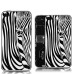 Zebra Fun - iPhone 4 Glass Back Cover Back Panel