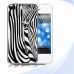 Zebra Fun - iPhone 4 Glass Back Cover Back Panel