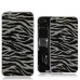 Zebra Pattern Back Cover For iPhone 4 - White Bezel