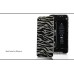 Zebra Pattern Back Cover For iPhone 4 - White Bezel