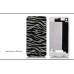 Zebra Pattern Back Cover For iPhone 4 - White Bezel