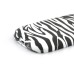 Zebra Stripe Pattern TPU Case For Samsung Galaxy S3 Mini I8190 - Black / White