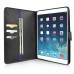 iPad Air Folio Flip Case Cover with Card Slot Sleep Wake Function Case Cover - Black