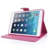 iPad Air Folio Flip Case Cover with Card Slot Sleep Wake Function Case Cover - Magenta