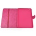 iPad Air Folio Flip Case Cover with Card Slot Sleep Wake Function Case Cover - Magenta