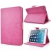 iPad Air Folio Flip Case Cover with Card Slot Sleep Wake Function Case Cover - Magenta