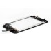 iPhone 3G Digitizer Touch Panel Screen + Sensor Flex Cable + Supporting Frame + Earpiece Replacement + Home Button - Black (High Quality)