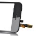 iPhone 3G Digitizer Touch Panel Screen + Sensor Flex Cable + Supporting Frame + Earpiece Replacement + Home Button - Black (High Quality)