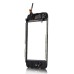 iPhone 3G Digitizer Touch Panel Screen + Sensor Flex Cable + Supporting Frame + Earpiece Replacement + Home Button - Black (OEM)