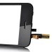 iPhone 3G Digitizer Touch Panel Screen + Sensor Flex Cable + Supporting Frame + Earpiece Replacement + Home Button - Black (OEM)