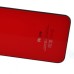 iPhone 4 Back Cover with Black Frame Bezel - Red