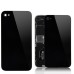 iPhone 4 Back Replacement (Black Glass Back Cover+ Black Bezel)