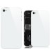 iPhone 4 Back Replacement (White Glass Back Cover+ White Bezel)