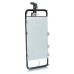 iPhone 4 Digitizer Touch Panel Screen with LCD Display Screen + Flex Cable + Black Supporting Frame - Transparent