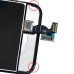 iPhone 4 Digitizer Touch Panel Screen with LCD Display Screen + Flex Cable + Black Supporting Frame - Transparent