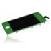 iPhone 4 Digitizer Touch Panel Screen with LCD Display Screen + Flex Cable + Green Supporting Frame - Green