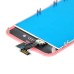 iPhone 4 Digitizer Touch Panel Screen with LCD Display Screen + Flex Cable + Pink Supporting Frame - Pink