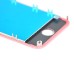 iPhone 4 Digitizer Touch Panel Screen with LCD Display Screen + Flex Cable + Pink Supporting Frame - Pink