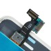 iPhone 4 Digitizer Touch Panel Screen with LCD Display Screen + Flex Cable + White Supporting Frame - Blue