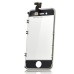 iPhone 4 Digitizer Touch Panel Screen with LCD Display Screen + Flex Cable + White Supporting Frame - White (OEM)