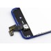 iPhone 4 Electroplated Assembly ( Glass Back Cover + Digitizer LCD Display Screen + Home Button ) - Blue