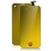 iPhone 4 Electroplated Assembly ( Glass Back Cover + Digitizer LCD Display Screen + Home Button ) - Gold