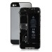 iPhone 4 Glass Back Cover Housing With iPhone 5 Style - Black