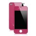 iPhone 4S Assembly (Glass Back Cover + Digitizer LCD Display Screen) - Magenta