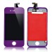 iPhone 4S Assembly (Glass Back Cover + Digitizer LCD Display Screen) - Purple