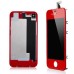 iPhone 4S Assembly ( Glass Back Cover + Digitizer LCD Display Screen ) - Red