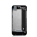 iPhone 4S Back Cover With Black Frame Bezel - Red