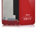 iPhone 4S Back Cover With Red Frame Bezel - Red