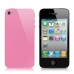 iPhone 4S Back Replacement (Pink Glass Back Cover+ White Bezel)