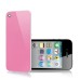 iPhone 4S Back Replacement (Pink Glass Back Cover+ White Bezel)