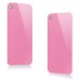 iPhone 4S Back Replacement (Pink Glass Back Cover+ White Bezel)